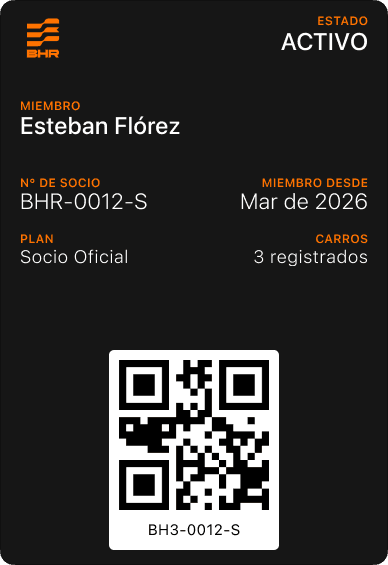 Pase digital BHR para Apple Wallet y Google Wallet